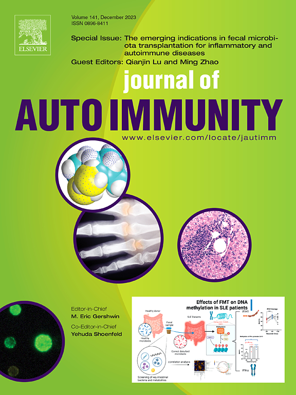 Go to journal home page - Journal of Autoimmunity
